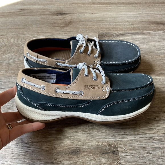 Rockport Shoes Rockport Works Womens Sailing Club Rk67 Steel Toe